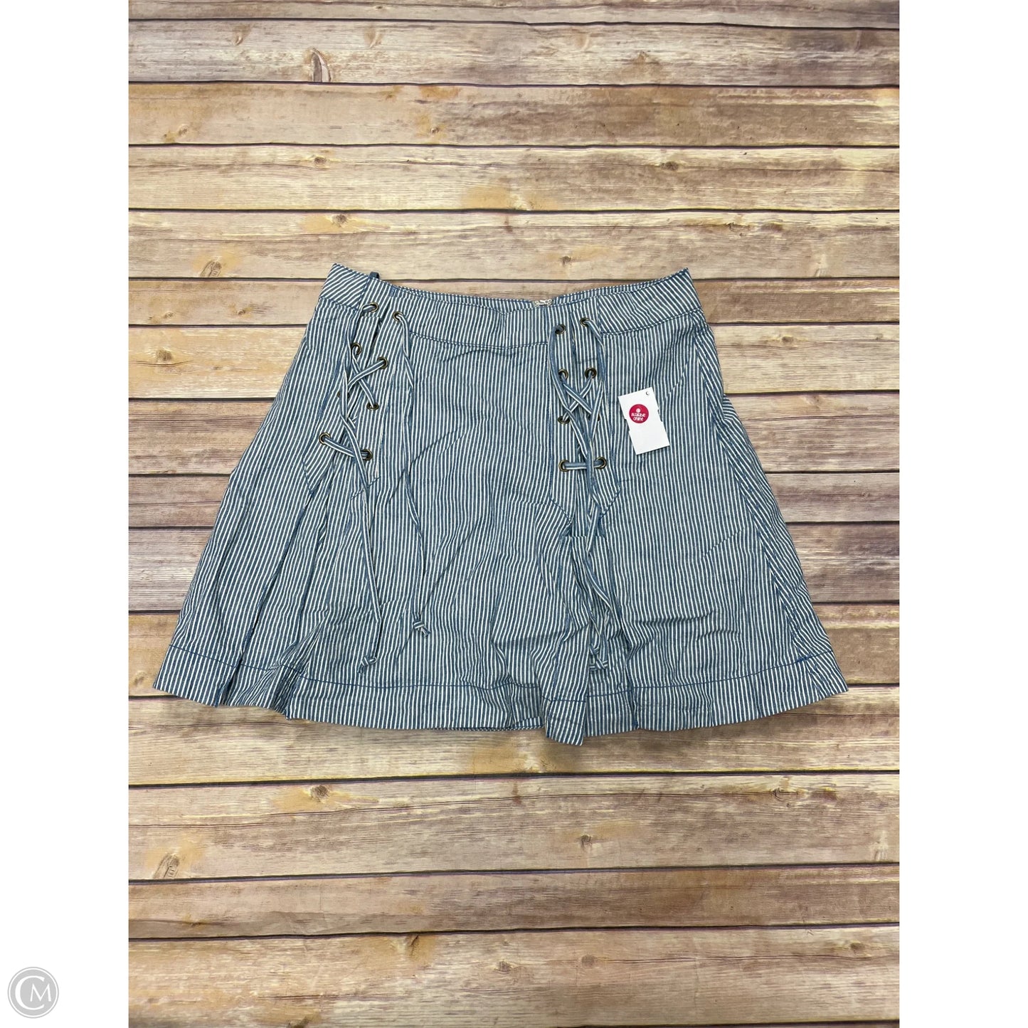 Skirt Mini & Short By Free People In Striped Pattern, Size: M