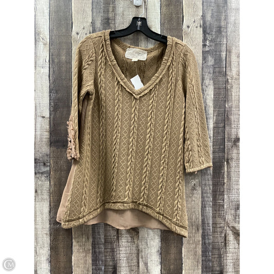 Sweater By Cme In Brown, Size: S