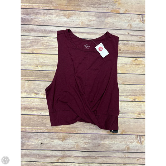 Athletic Tank Top By Gilly Hicks In Maroon, Size: Xs