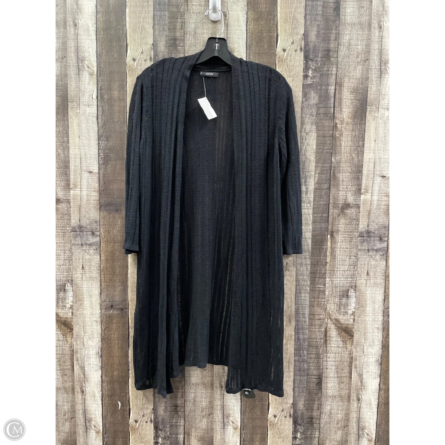 Cardigan By Alfani In Black, Size: S