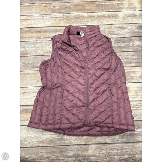 Vest Puffer & Quilted By 32 Degrees In Maroon, Size: Xl