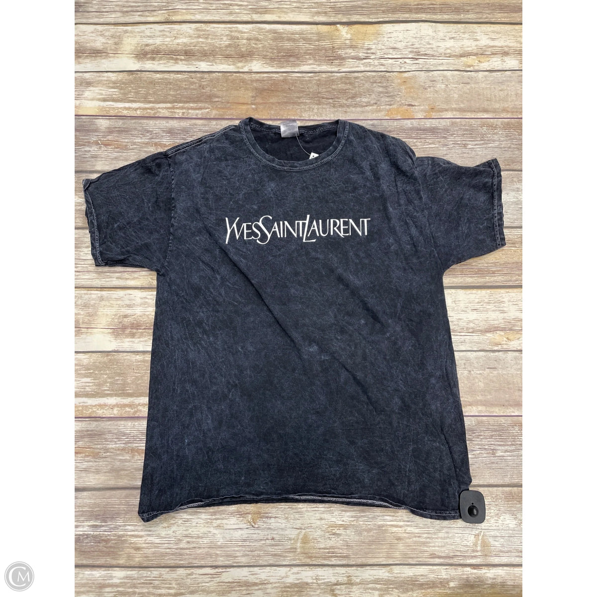 Top Short Sleeve Basic By Cme In Black, Size: L