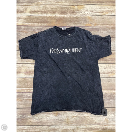 Top Short Sleeve Basic By Cme In Black, Size: L