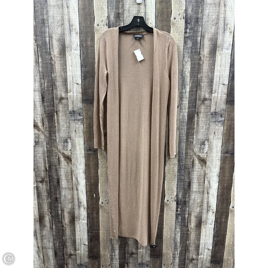 Cardigan By Express In Tan, Size: S