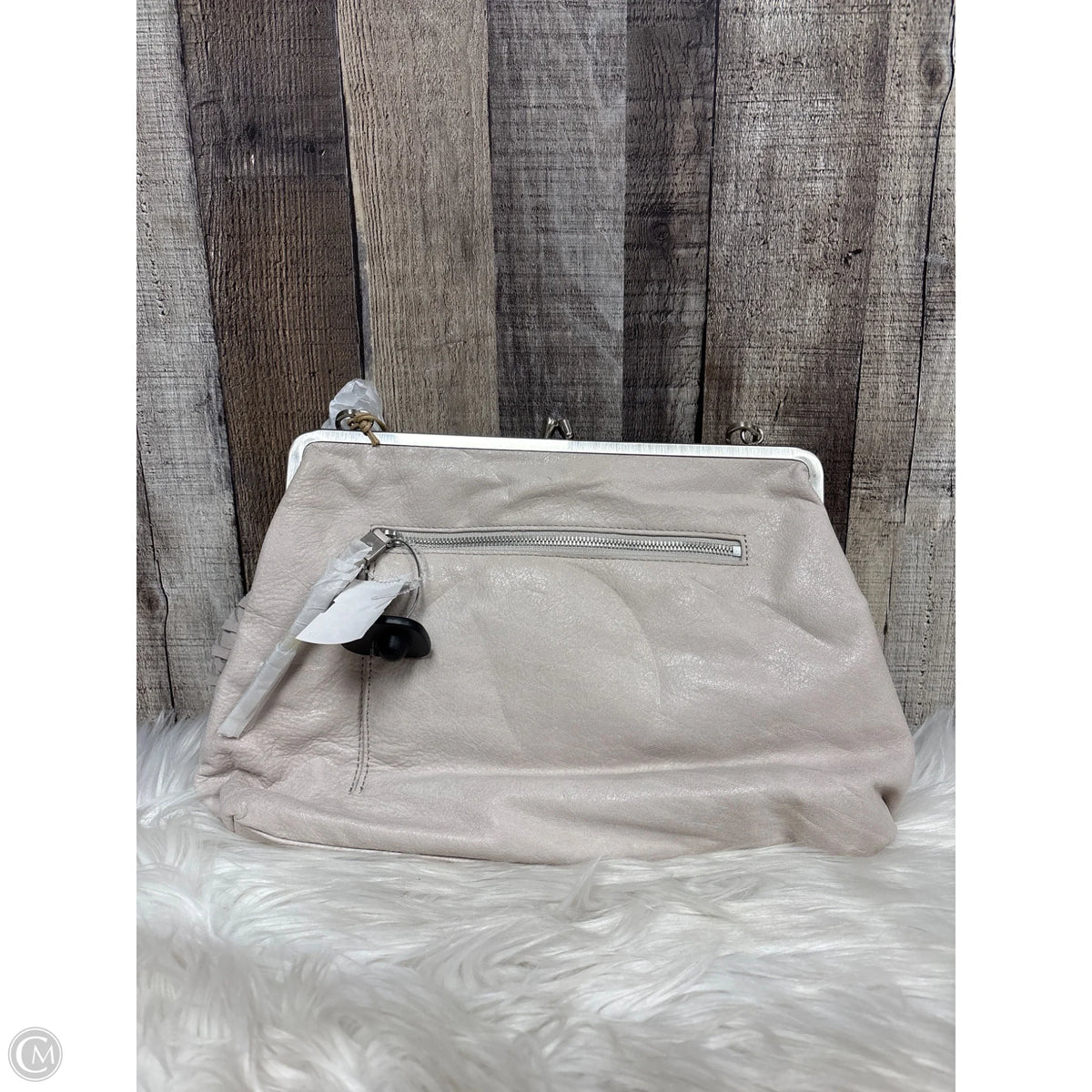 Handbag Leather By Hobo Intl, Size: Large