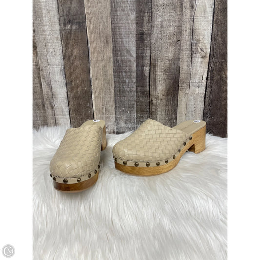 Shoes Heels Platform By Cme In Beige, Size: 9.5