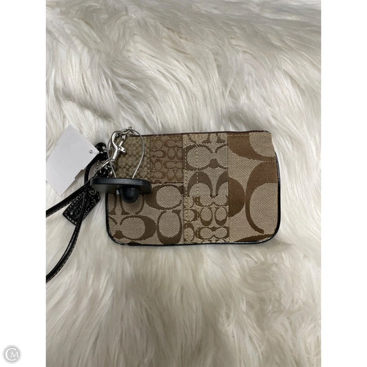 Wristlet Designer By Coach, Size: Small