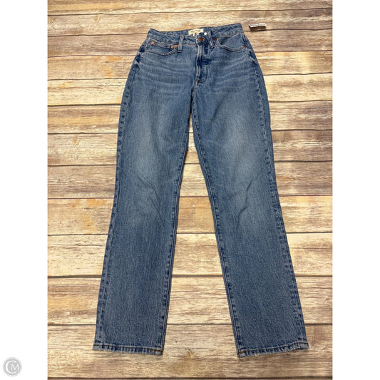 Jeans Straight By Madewell In Blue Denim, Size: 4l