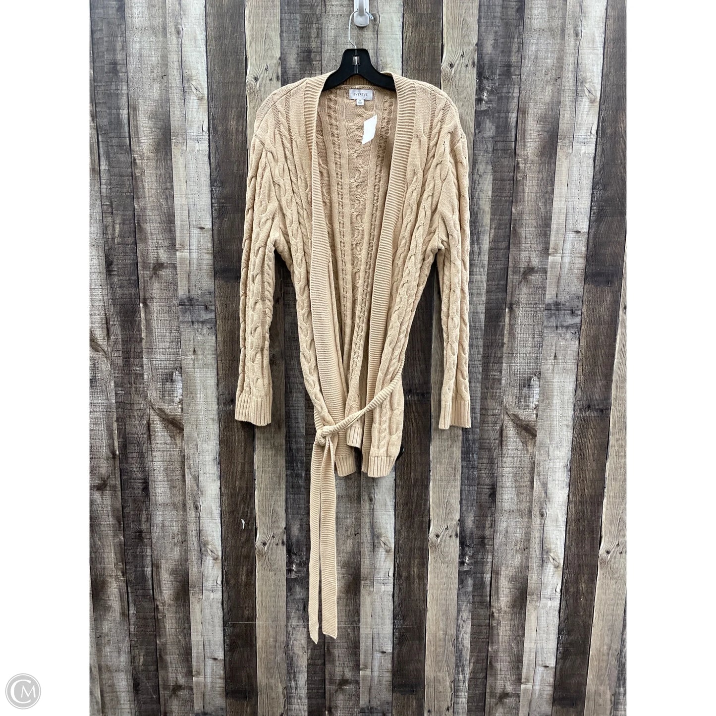 Sweater Cardigan By Evereve In Tan, Size: M