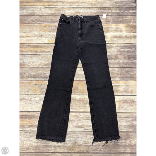 Jeans Boot Cut By Madewell In Black Denim, Size: 10l