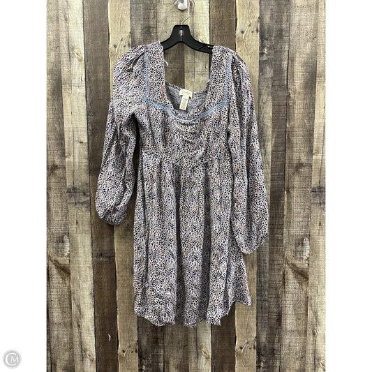 Dress Casual Short By Jessica Simpson In Animal Print, Size: L