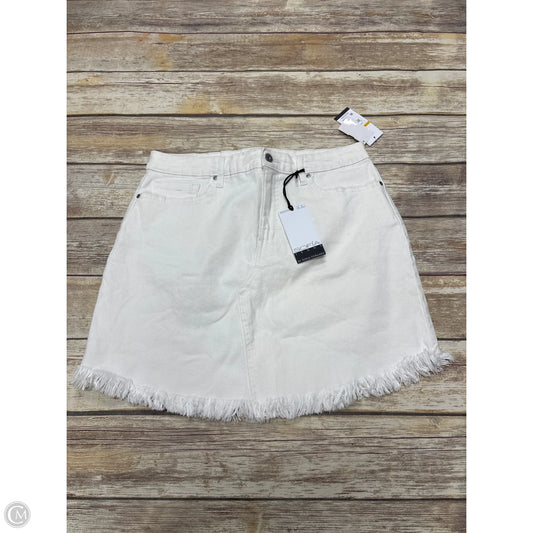 Skirt Mini & Short By Sofia By Sofia Vergara In White Denim, Size: 12