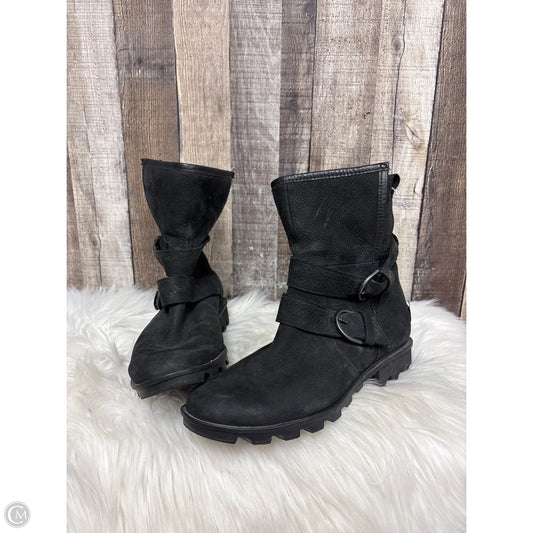 Boots Ankle Flats By Sorel In Black, Size: 9.5