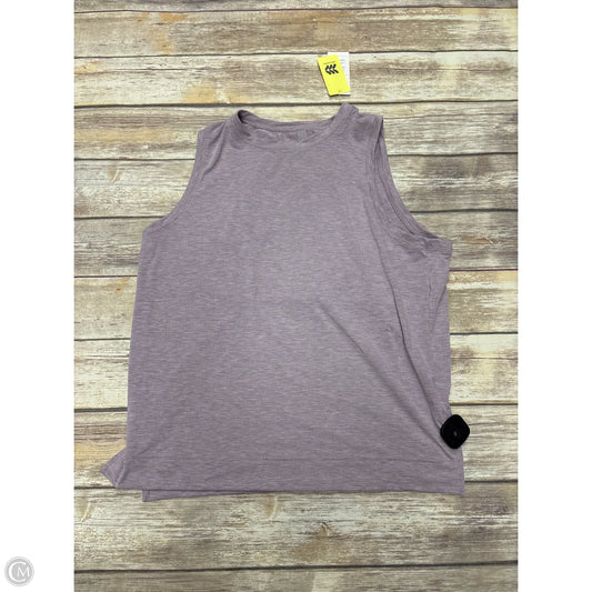 Athletic Tank Top By All In Motion In Purple, Size: L