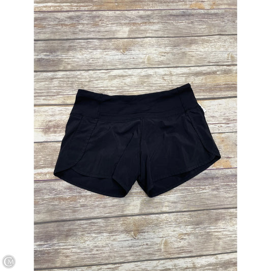 Athletic Shorts By Lululemon In Black, Size: 4