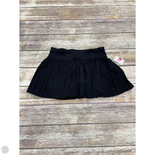 Athletic Skort By Lululemon In Black, Size: 4