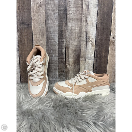 Shoes Luxury Designer By Jordan In Tan, Size: 8.5