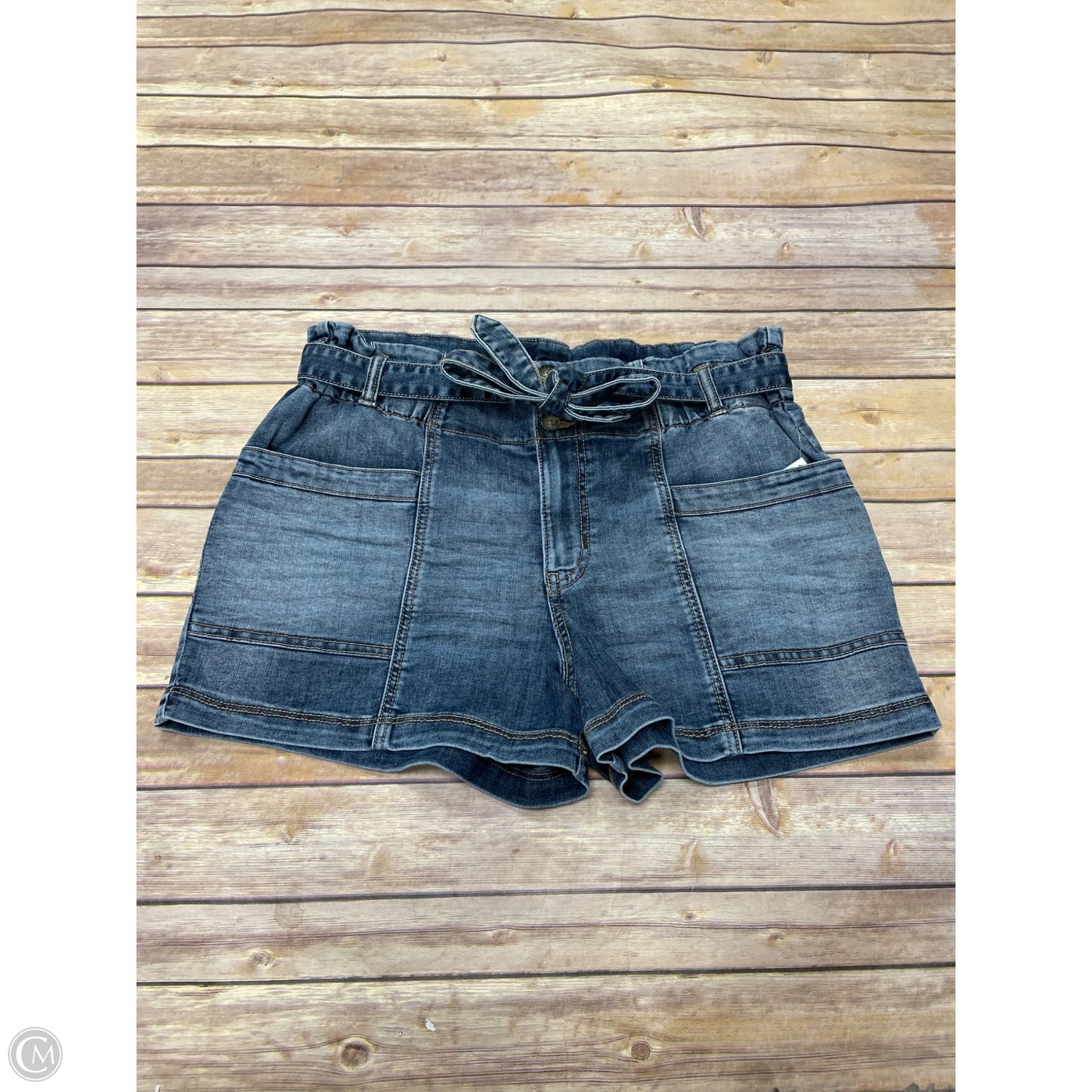 Shorts By Cmf In Blue Denim, Size: L