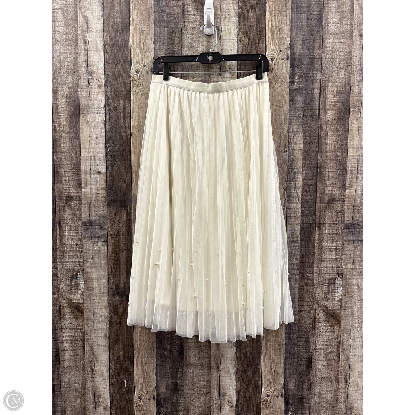 Skirt Maxi By Dr2 In Ivory, Size: M