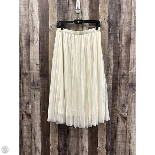 Skirt Maxi By Dr2 In Ivory, Size: M