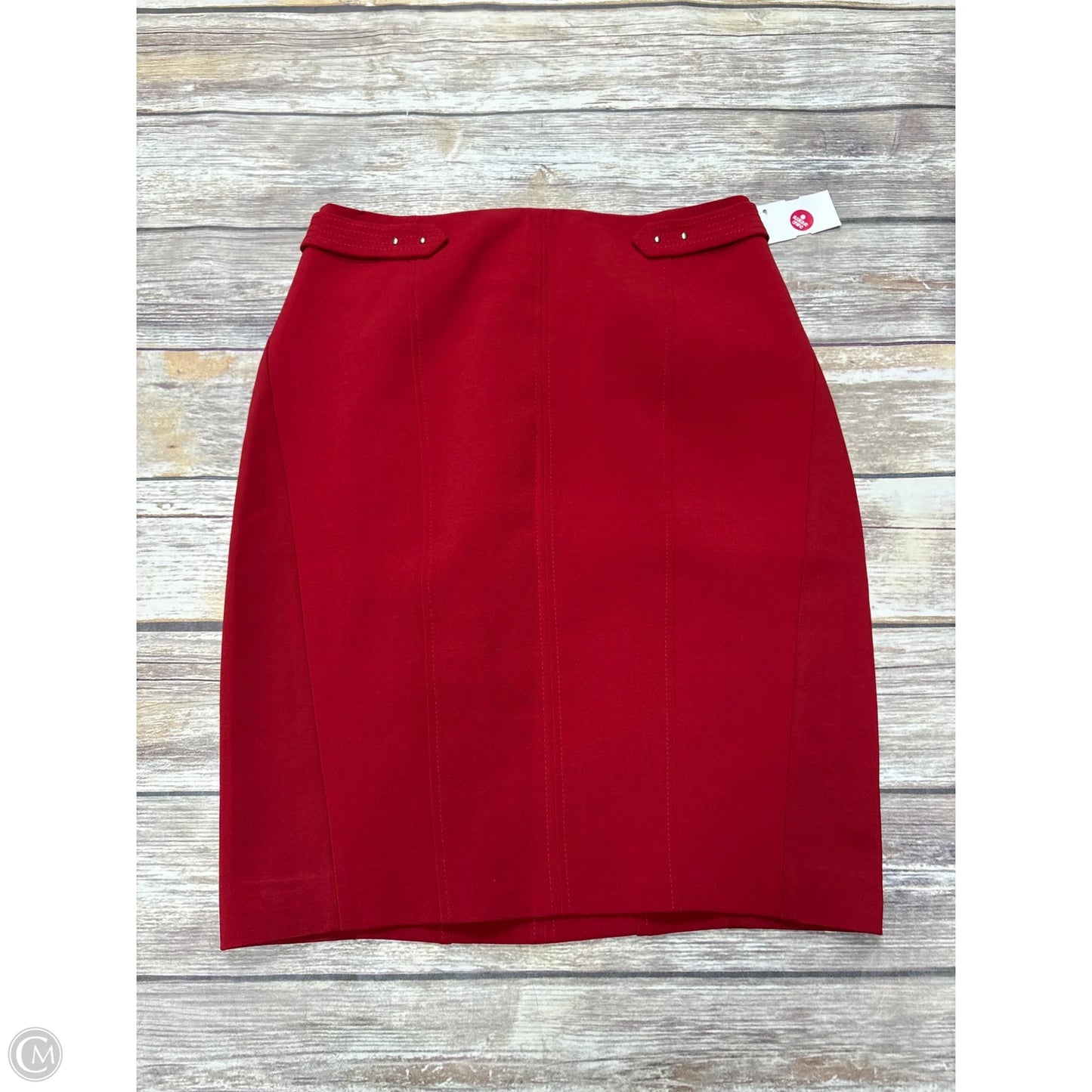 Skirt Midi By White House Black Market In Red, Size: S