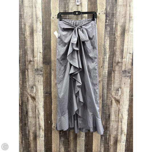 Skirt Maxi By Cmf In Grey, Size: L