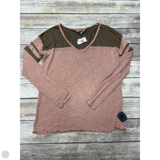 Top Long Sleeve By Bke In Multi-colored, Size: M