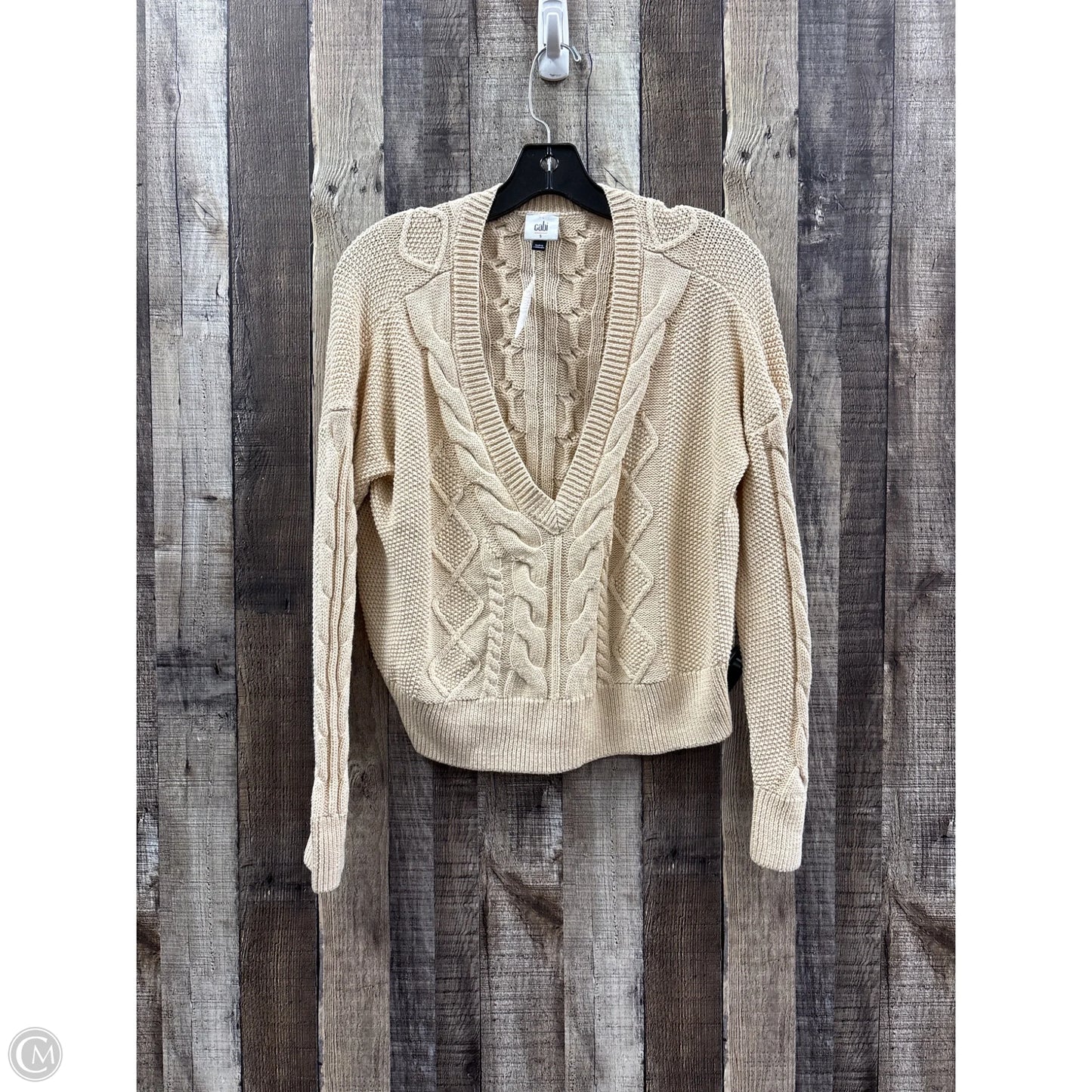 Sweater By Cabi In Cream, Size: S