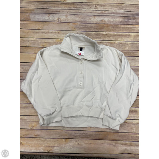 Sweatshirt Collar By Universal Thread In Cream, Size: L