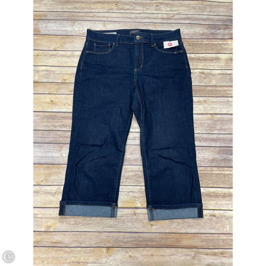 Jeans Cropped By Nydj In Blue Denim, Size: 10