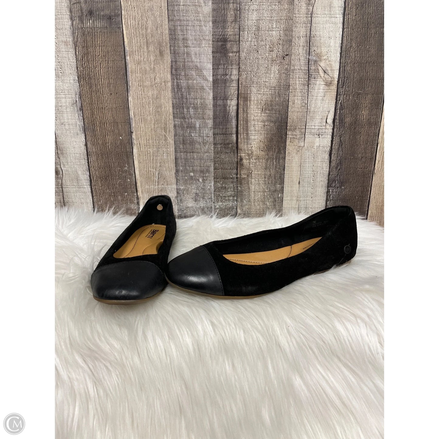 Shoes Flats By Born In Black, Size: 7