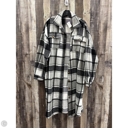 Jacket Shirt By Cmf In Plaid Pattern, Size: Xl