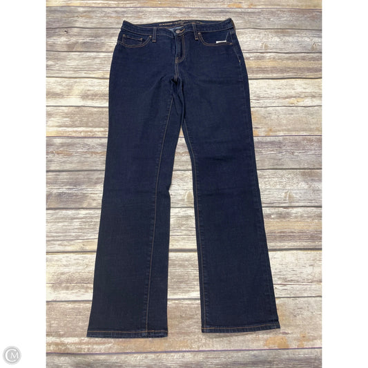 Jeans Straight By Chicos In Blue Denim, Size: 4