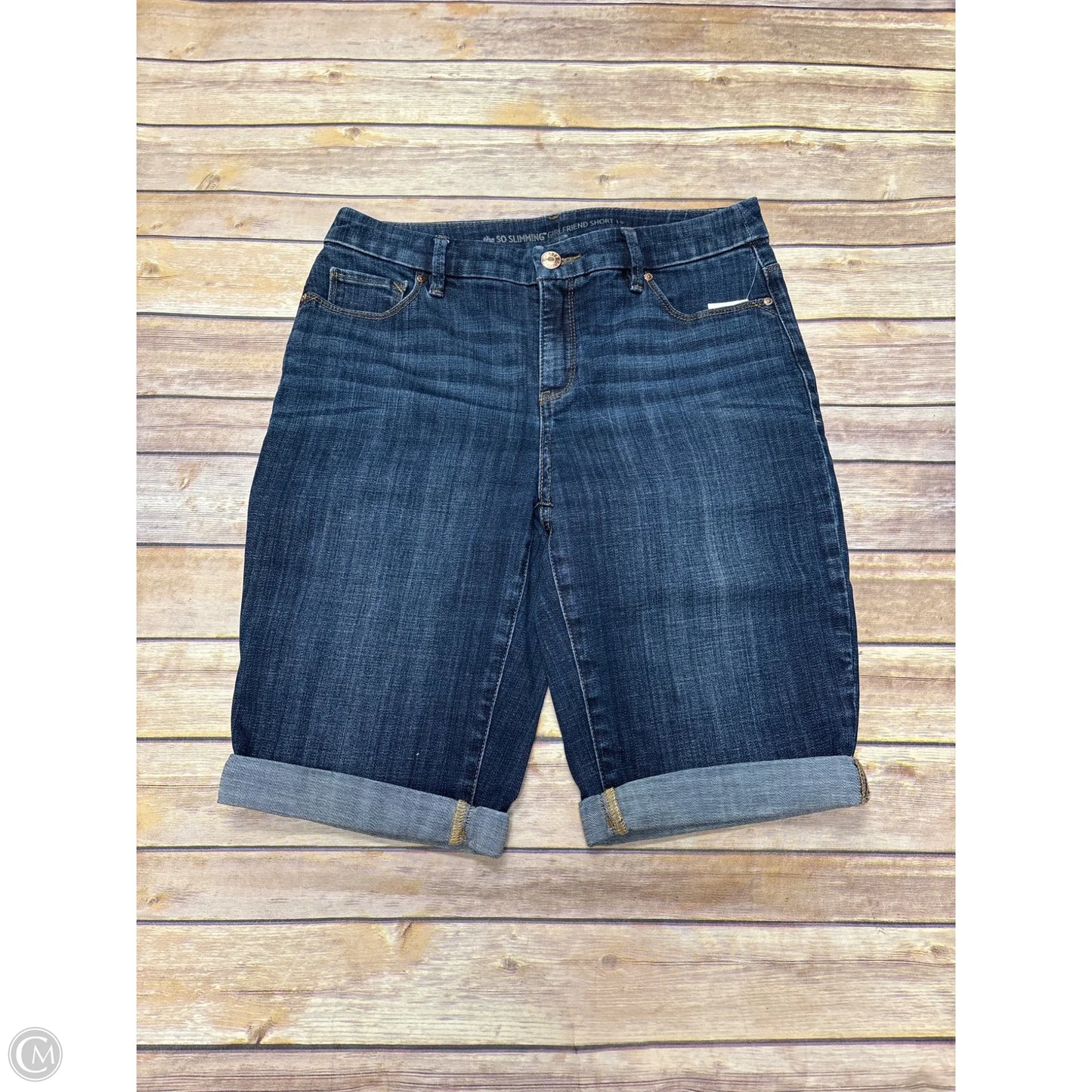 Shorts By Chicos In Blue Denim, Size: 2