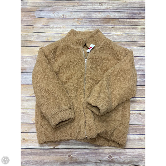 Jacket Fleece By Zaful In Beige, Size: S