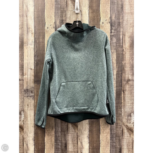 Athletic Jacket By Nike In Green, Size: L