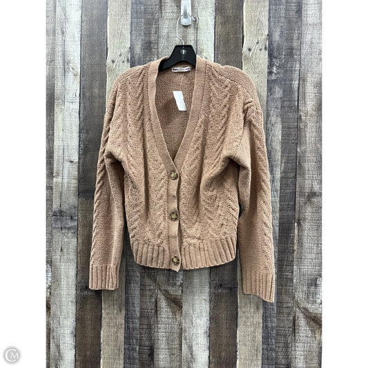 Sweater Cardigan By Cme In Brown, Size: L