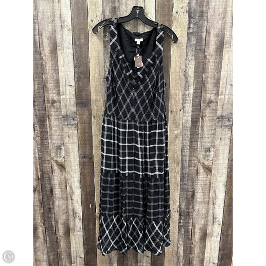 Dress Casual Maxi By J. Jill In Black, Size: Xl