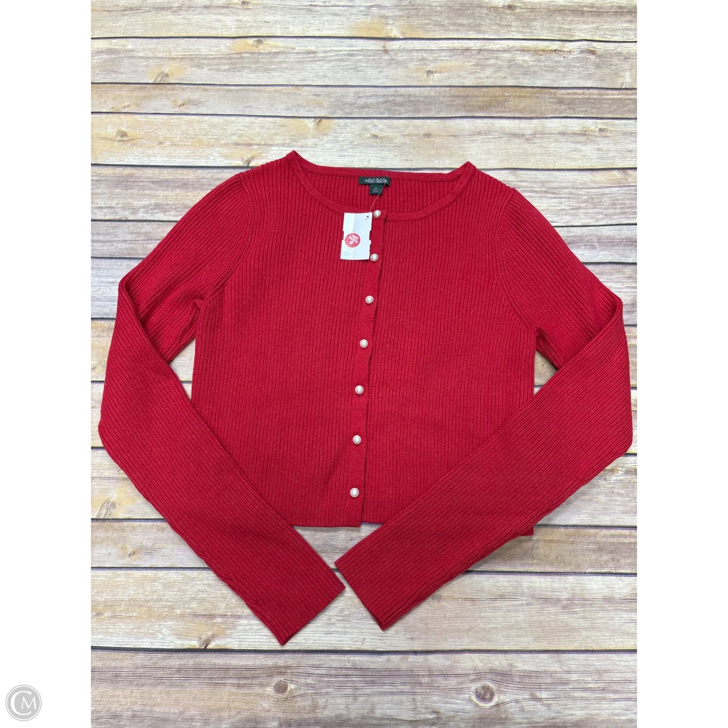 Cardigan By Wild Fable In Red, Size: M
