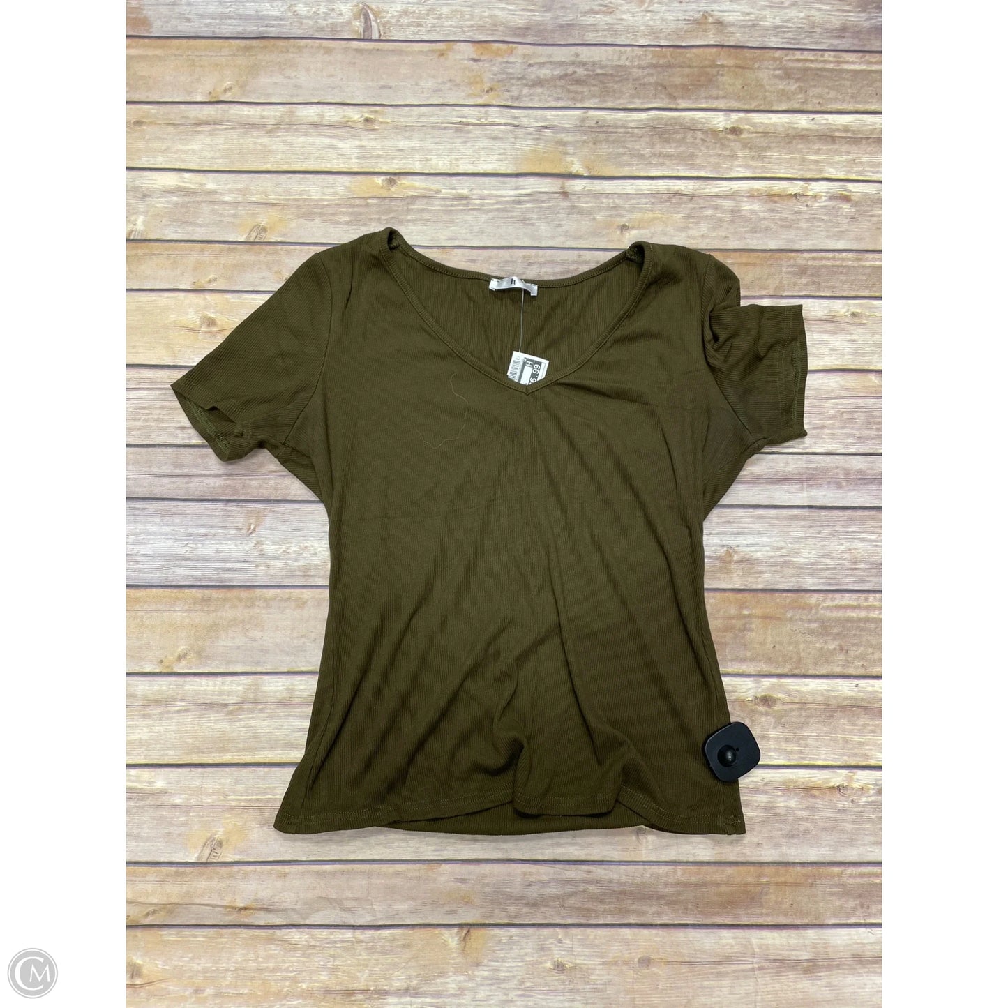 Top Short Sleeve Basic By Cme In Green, Size: L