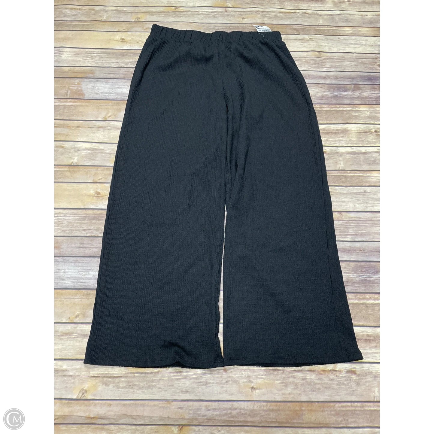 Pants Wide Leg By H&m In Black, Size: L