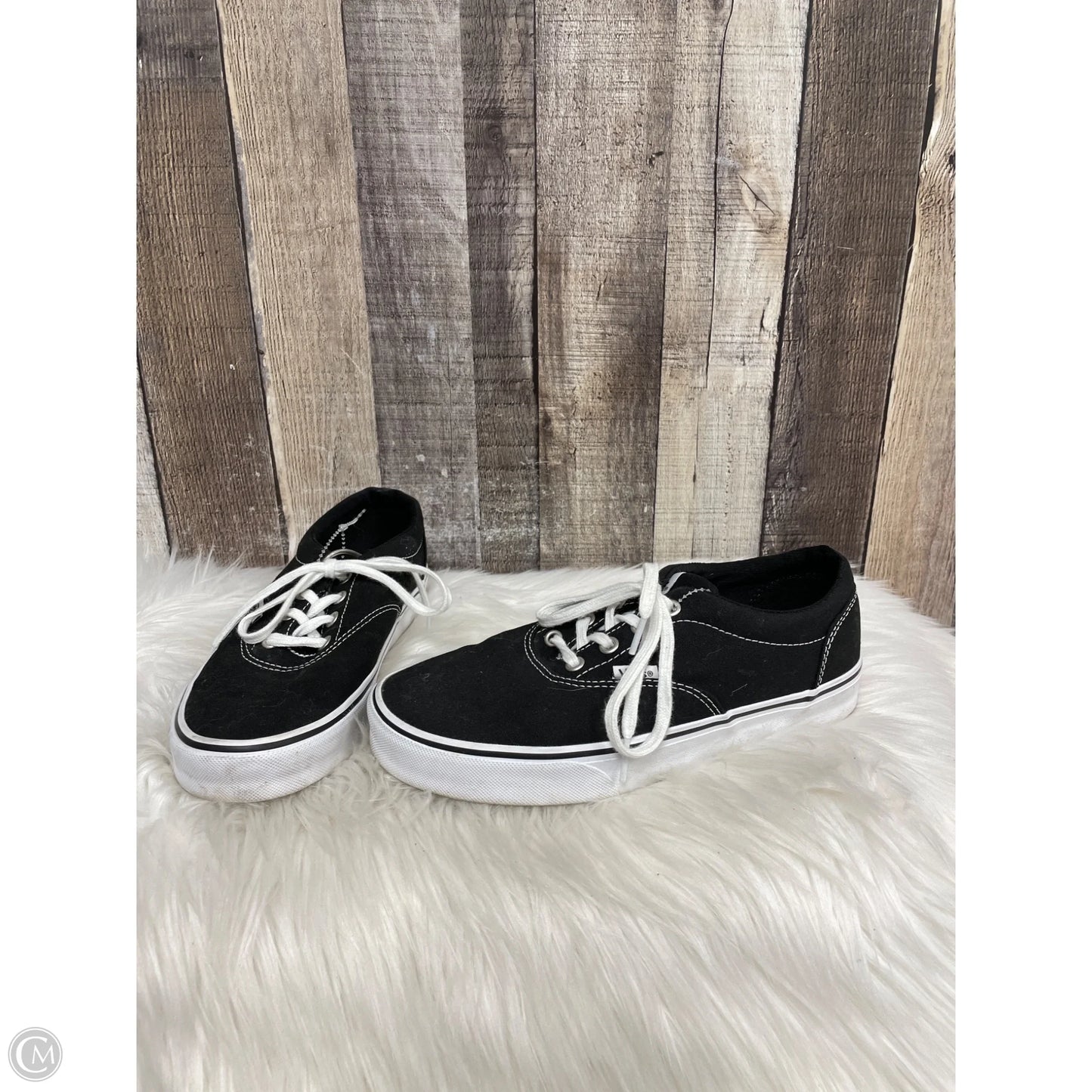 Shoes Sneakers By Vans In Black, Size: 8