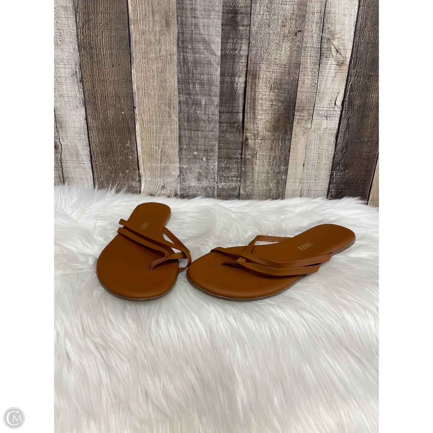 Sandals Flats By Cme In Brown, Size: 8
