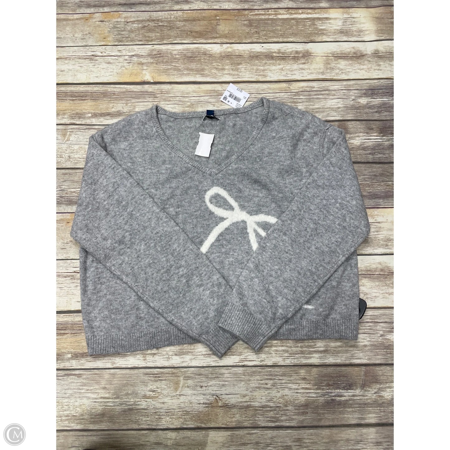 Sweater By American Eagle In Grey, Size: L