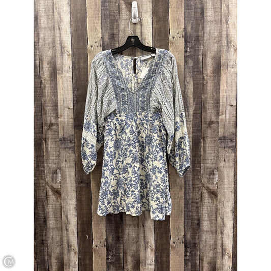 Dress Casual Short By Sincerely Jules In Blue & White, Size: S