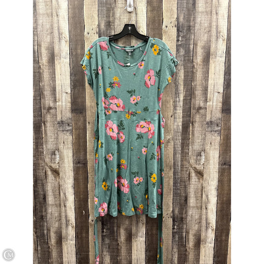 Dress Casual Midi By Toad & Co In Green, Size: M