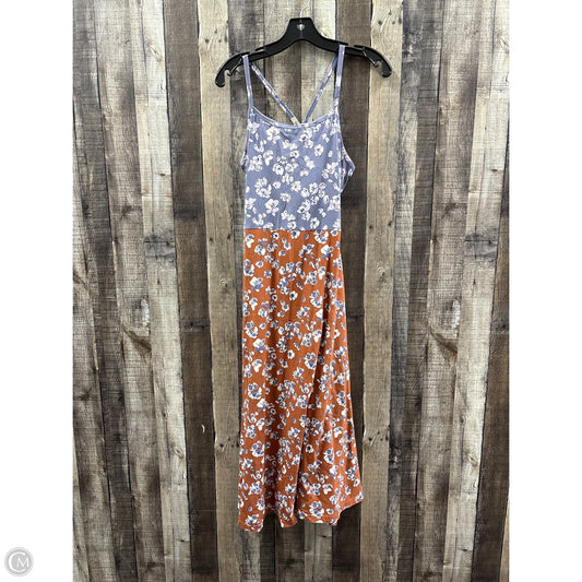 Dress Casual Maxi By Pact In Multi-colored, Size: L