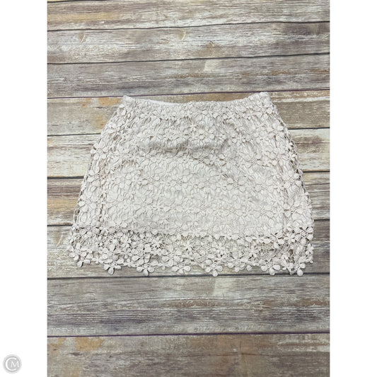Skirt Mini & Short By Altard State In Ivory, Size: M