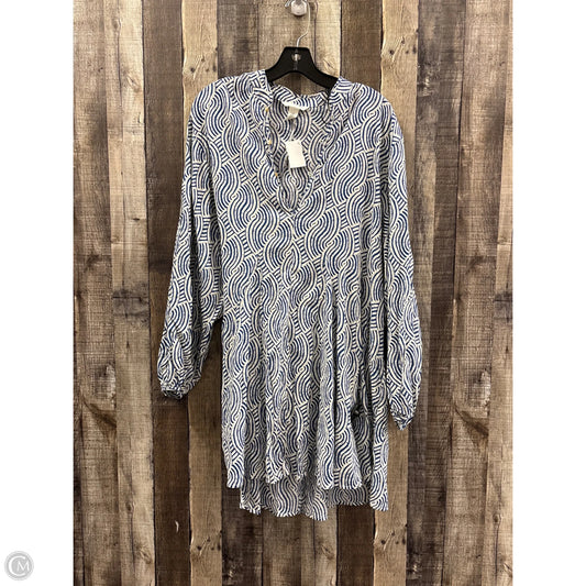 Dress Casual Short By H&m In Blue & White, Size: M