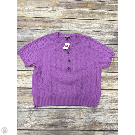 Sweater Cashmere By J. Crew In Purple, Size: M